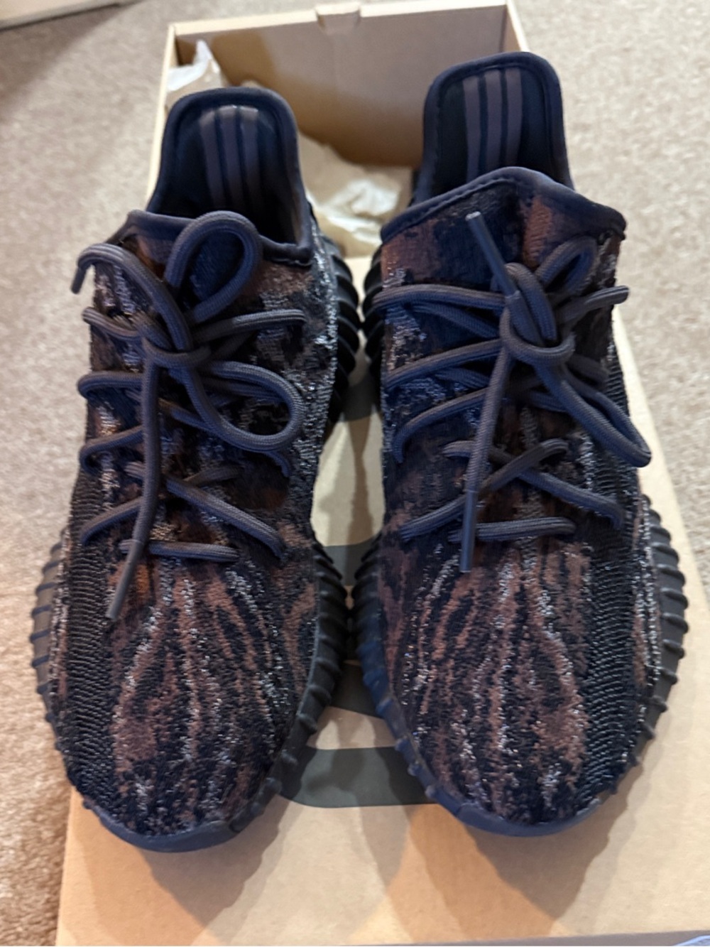 Yeezy Boost 350 V2 - Black and Brown Knit